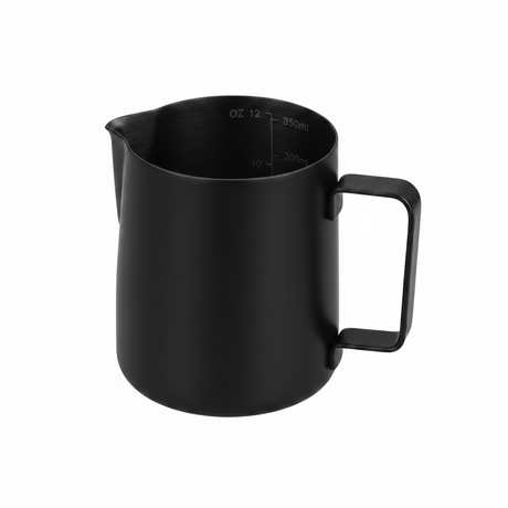 Steel Milk Frothing Jug 350ml Black