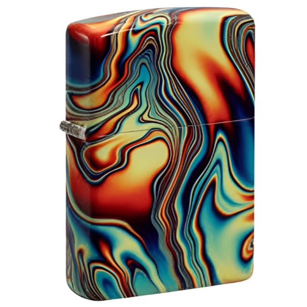 Zippo Colorful Swirl Pattern