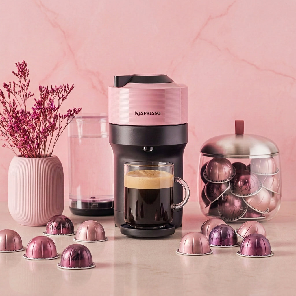 Nespresso Vertuo Pop Coffee Machine Candy Pink