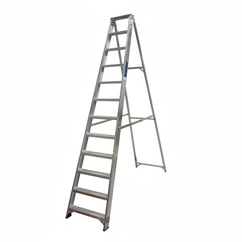 12 Steps Aluminium Ladder Heavy Duty