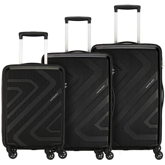 Kamiliant Kiza Luggage 3pcs Set Black
