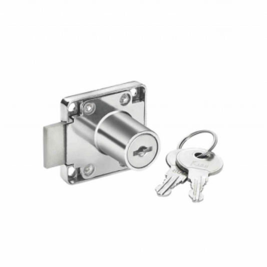 Cupboard Lock Nickel 22mm