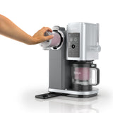 Ninja CREAMi Scoop & Swirl Ice Cream & Soft Serve Maker Platinum Silver