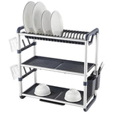3 Tier Dish Rack Aluminum