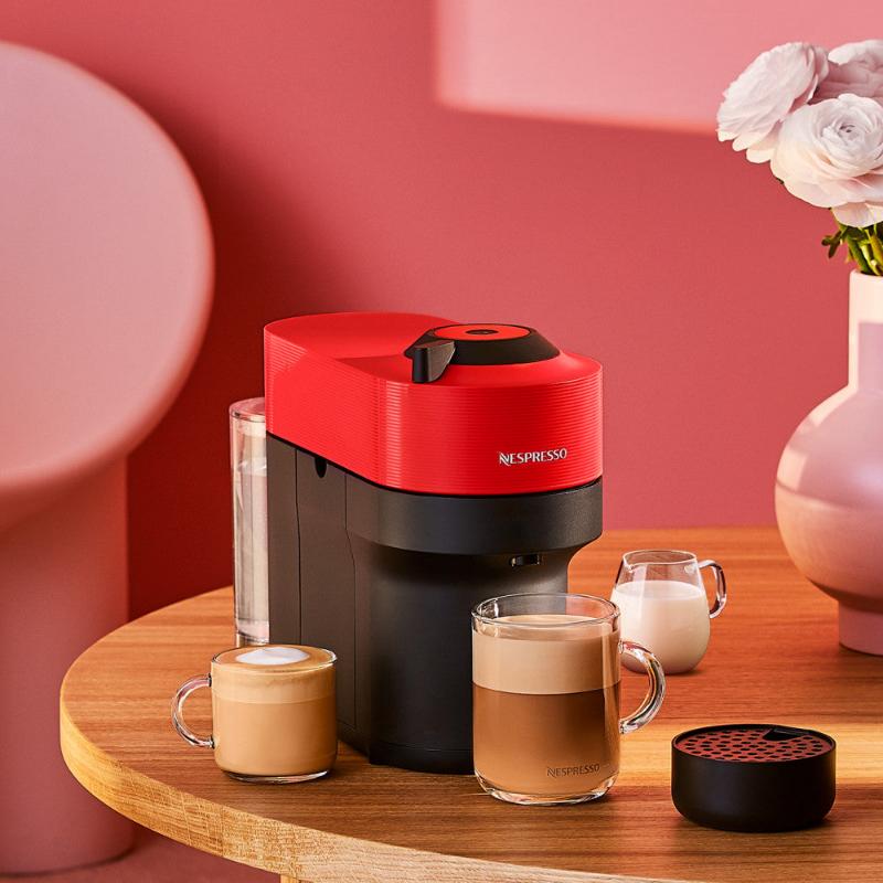 Nespresso Vertuo Pop Coffee Machine Spicy Red
