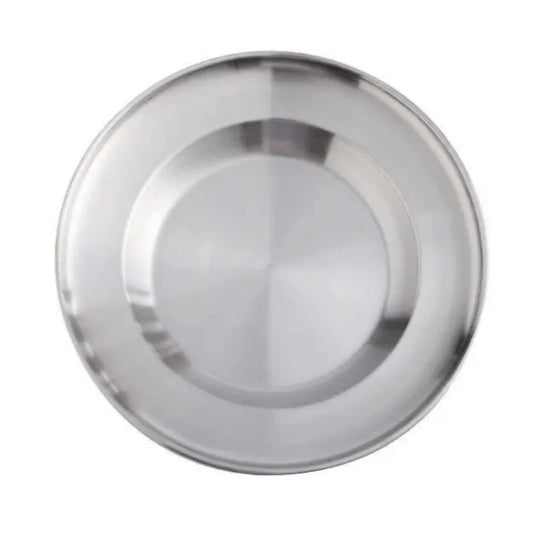Round Serving Plate Silver 20cm