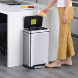 X-Cube Soft Close Pedal Bin 30L Stainless Steel