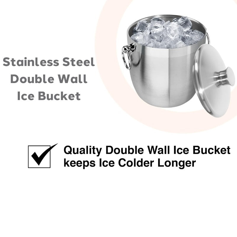 Ice Bucket 2 Liter With Tong