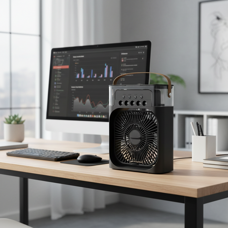 Mini Portable Mist Fan Mix Color
