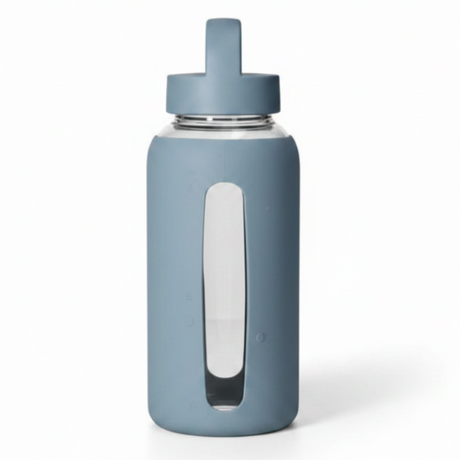 Borosilicate Glass Water Bottle With Neoprene Cover 800ml