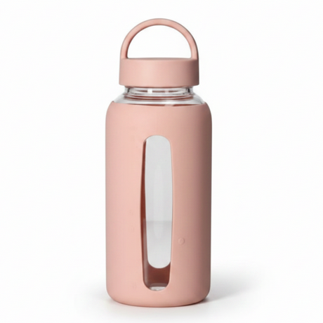 Borosilicate Glass Water Bottle With Neoprene Cover 800ml