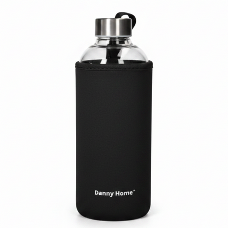 Glass Water Bottle With Neoprene Cover 1000ml
