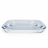 Borosilicate Glass Baking Dish (Set of 3)