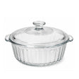 Borosilicate Oval Glass Casserole Dish 2.4L
