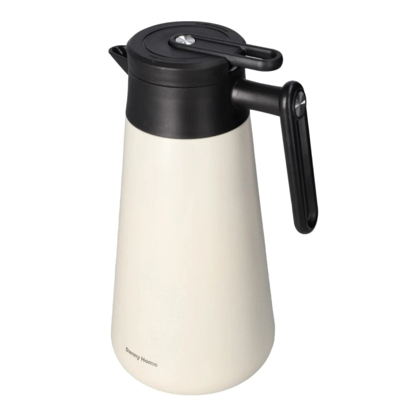 Double Wall Vacuum Flask 1.3L Cream