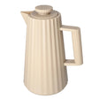 Double Wall Pleated Vacuum Flask 1L Mocha