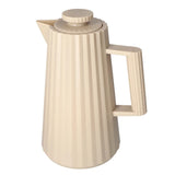 Double Wall Pleated Vacuum Flask 1L Mocha