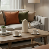 Double Wall Pleated Vacuum Flask 1L Mocha