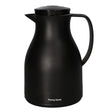 Double Wall Glass Vacuum Flask 1L Black