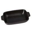 Stoneware Rectangular Baking Dish Black 7.5"