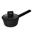 Non Stick Forged Aluminum Sauce Pan 1L Matte Black