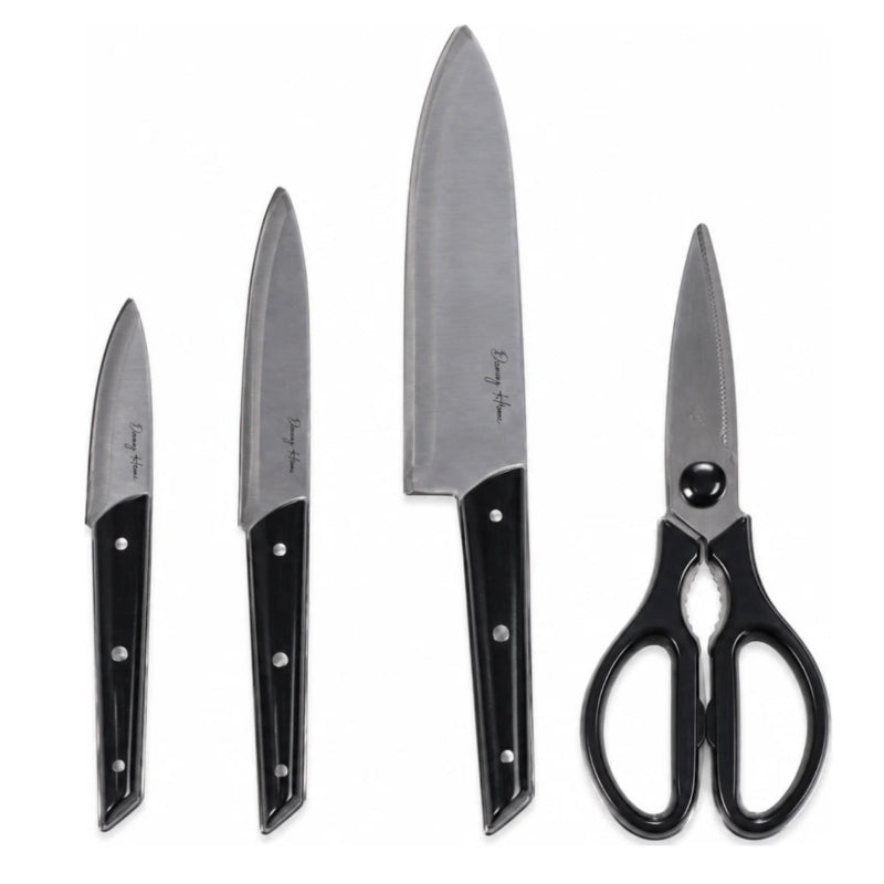 Kitchen Knife & Shear Set 4pcs