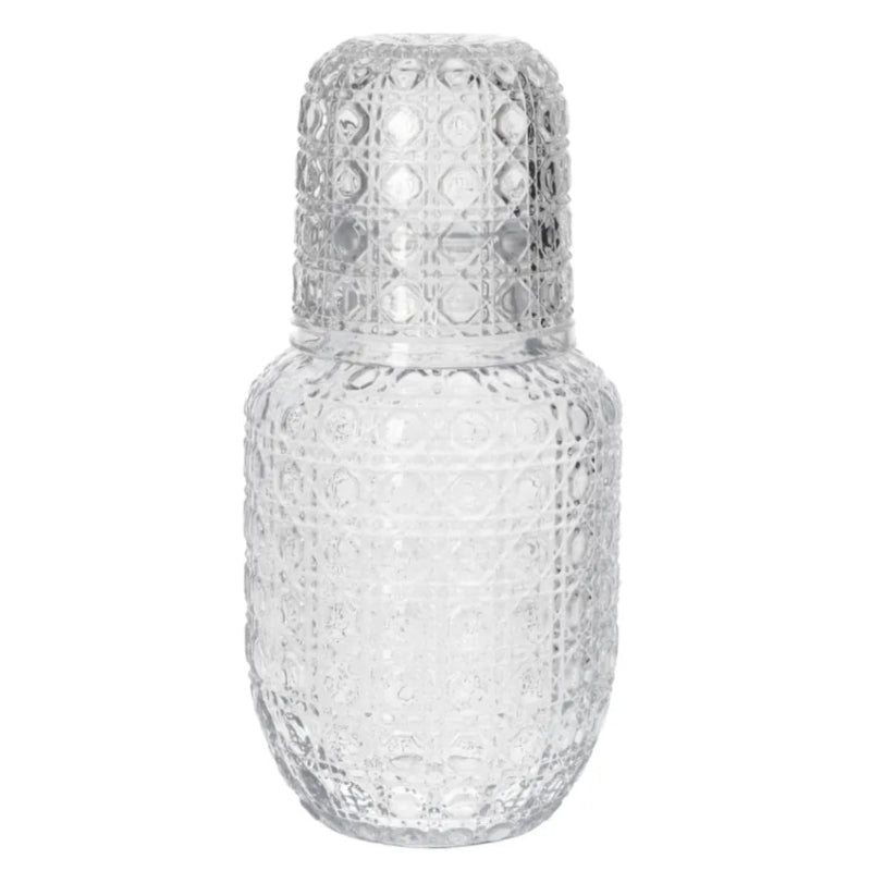 Water Carafe & Drinking Glass Set 600ml