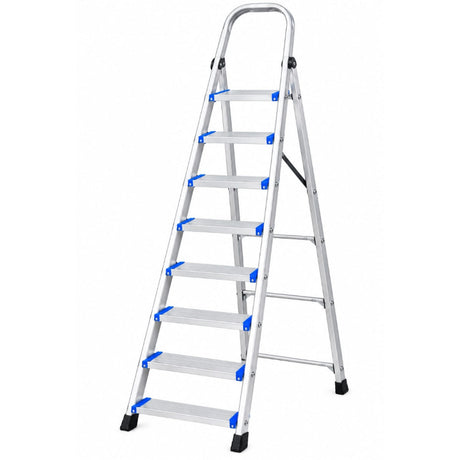 8 Step Folding Aluminum Ladder