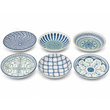 Bohemian Porcelain Deep Dessert Bowls 5.5" (Set of 6 Pcs)