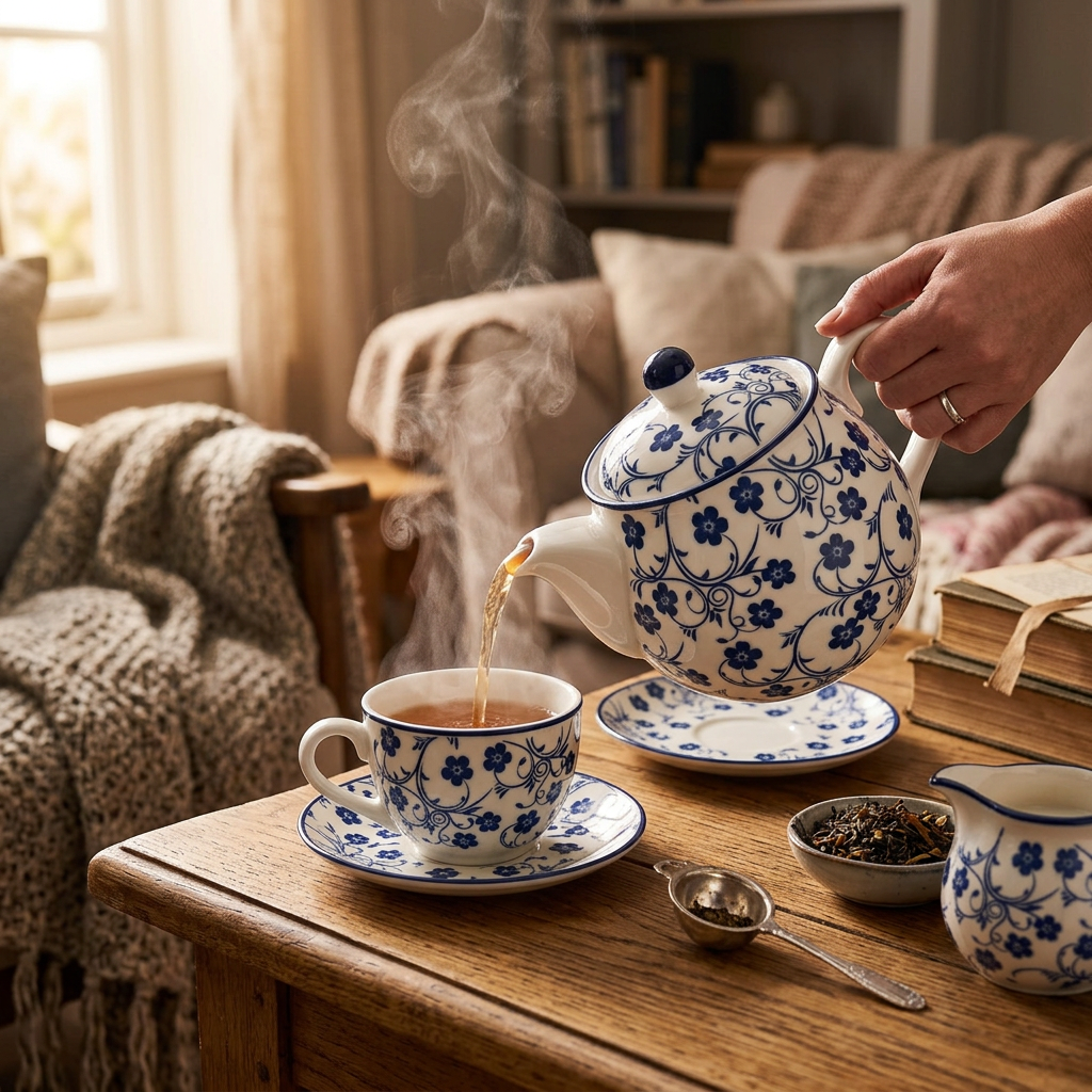 Porcelain Tea/Coffee Pot 500ml