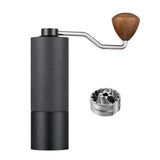 Stainless Steel Manual Burr Coffee Grinder Black