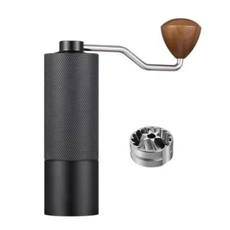 Stainless Steel Manual Burr Coffee Grinder Black