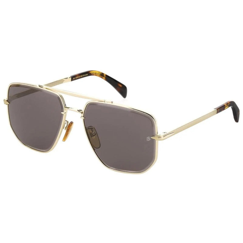 David Beckham Geometric Men Sunglass Gold