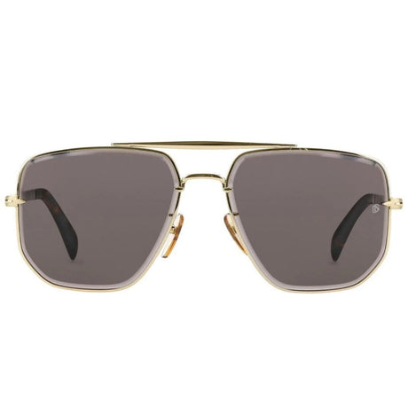 David Beckham Geometric Men Sunglass Gold