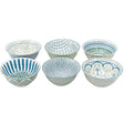 Bohemian Porcelain Dessert Bowl 6" (Set of 6 Pcs)