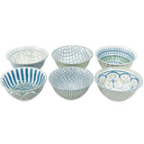 Bohemian Porcelain Dessert Bowl 6" (Set of 6 Pcs)