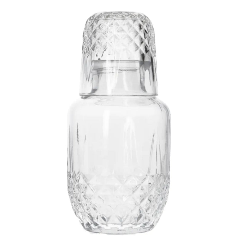 Water Carafe & Drinking Glass Set 600ml