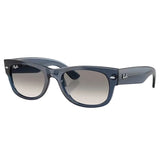 Ray-Ban Mega Wayfarer II Sunglass Dark Blue