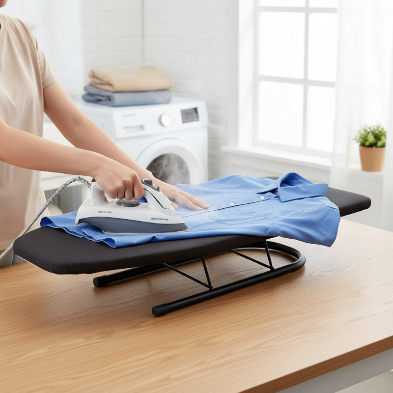 Tabletop Ironing Board Charcoal Black 59.7cm