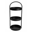 3 Tier Metal Storage Rack Matte Black