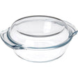 Glass Casserole Dish With Lid 2.4L