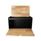 Bread Box Black & Brown 35.6cm