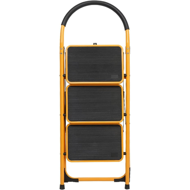 3 Step Folding Iron Ladder