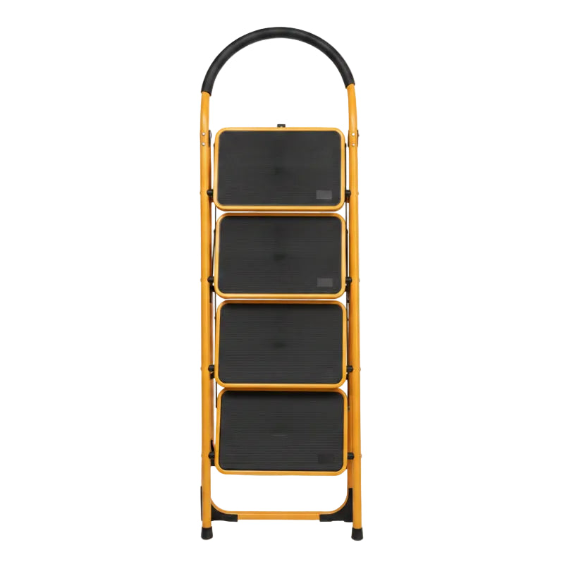 4 Step Folding Iron Ladder