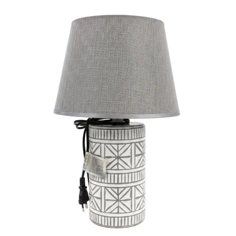 Ceramic Table Lamp Patterned