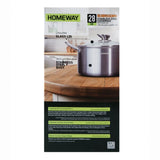 Homeway Honey Comb Casserole 24cm With Lid