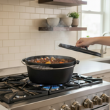 Non Stick Cast Iron Casserole Pot 3.7L