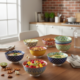 Danny Home Porcelain Dessert Bowls 4.75" (Set of 10 Pcs)