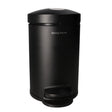 Stainless Steel Pedal Bin 3L Black