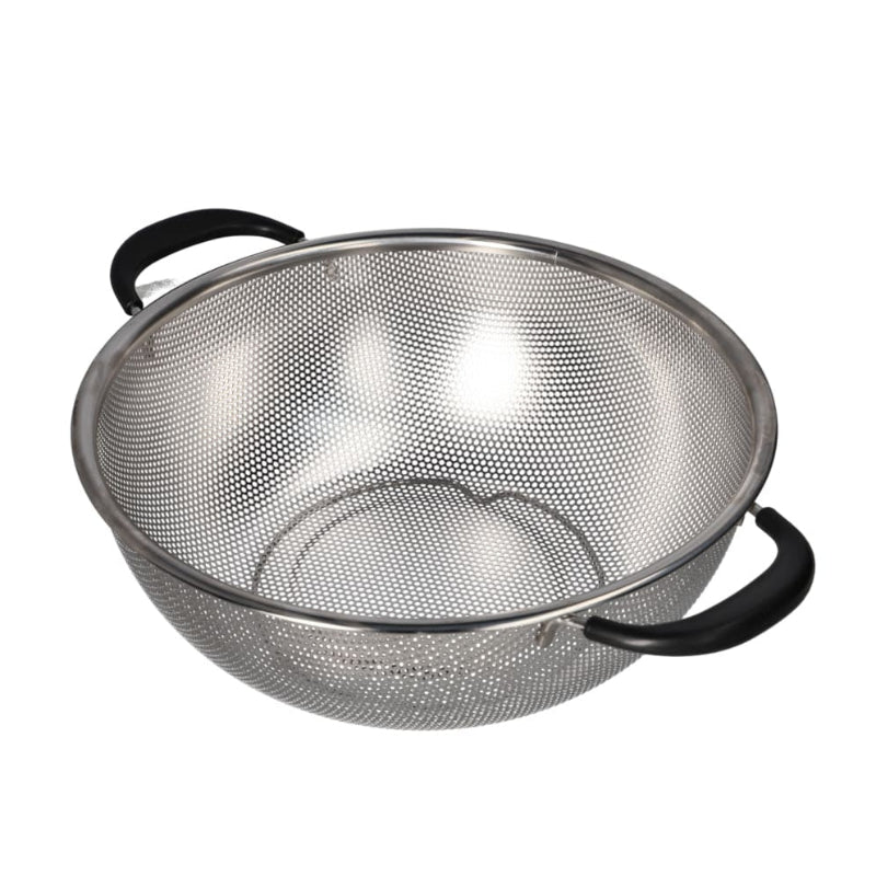 Stainless Steel Colander With Plastic Handle 28.5cm